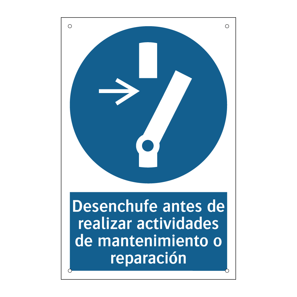 Desenchufe antes de realizar actividades de mantenimiento o reparación