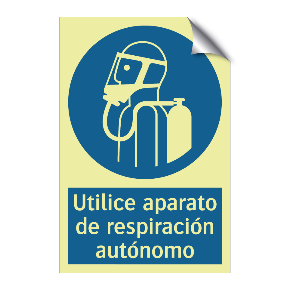 Utilice aparato de respiración autónomo