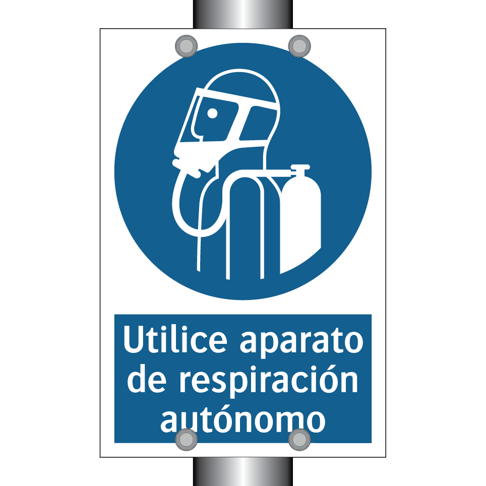 Utilice aparato de respiración autónomo