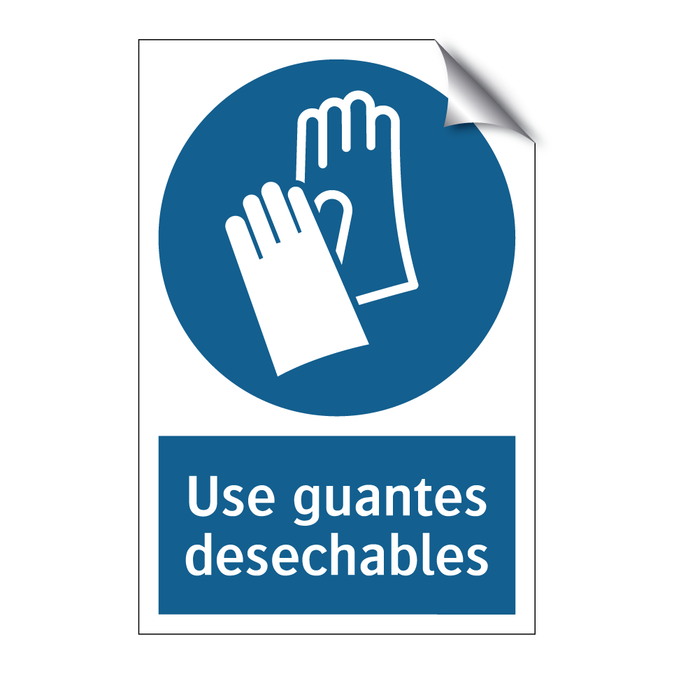 Use guantes desechables