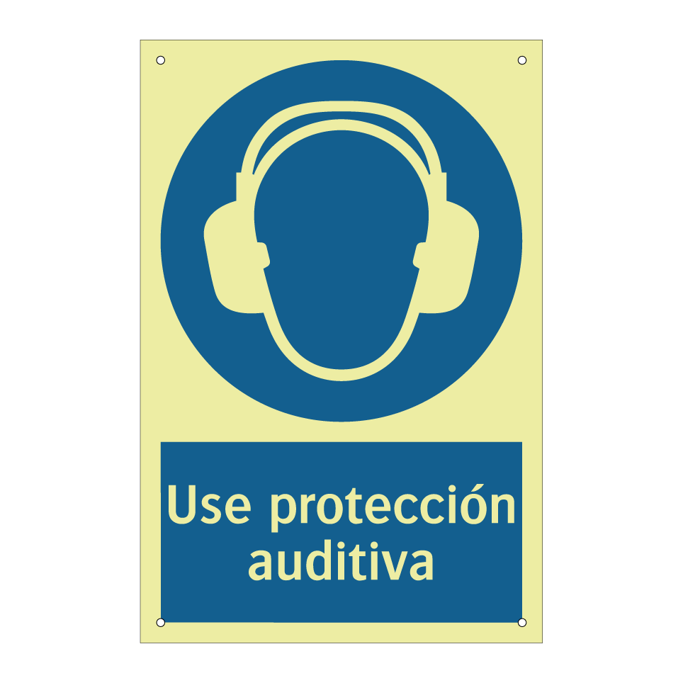 Use protección auditiva