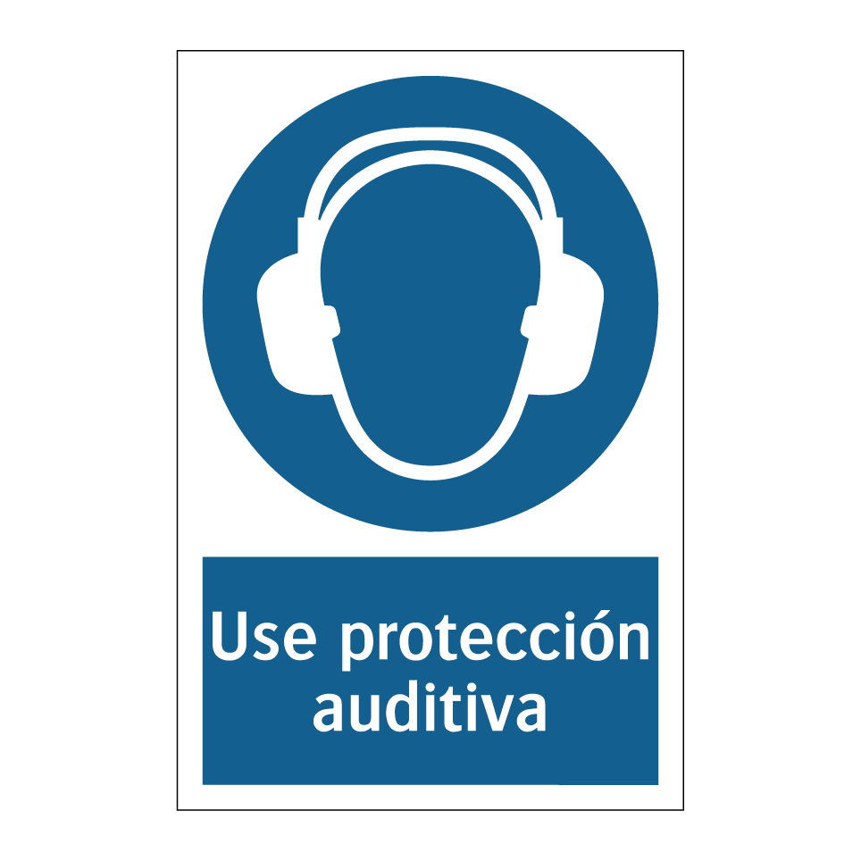 Use protección auditiva