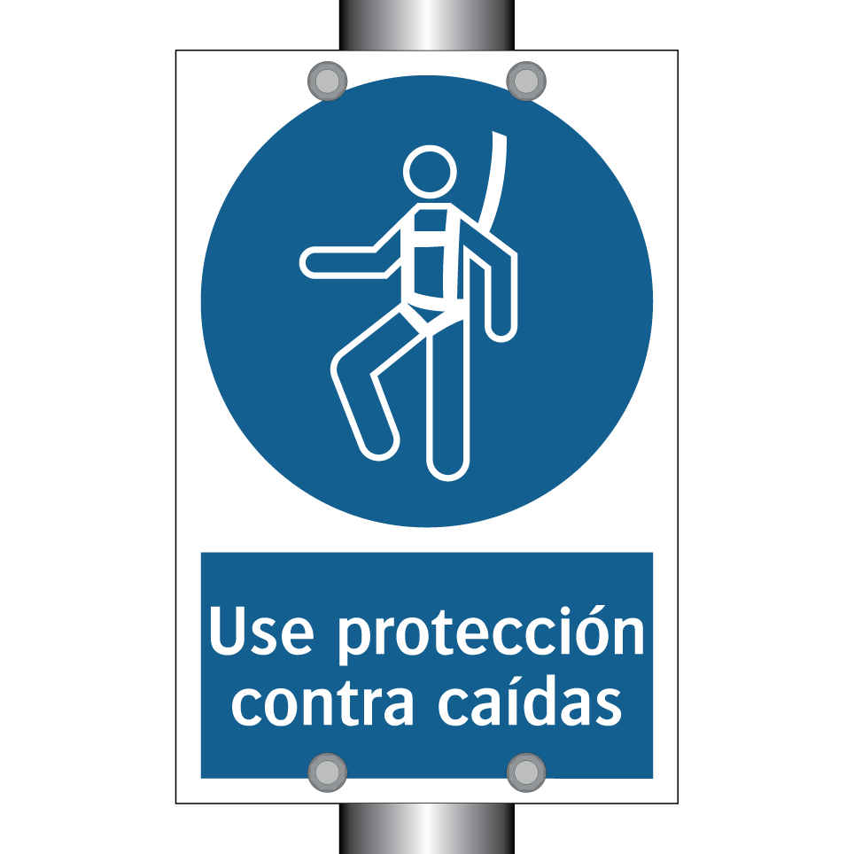 Use protección contra caídas