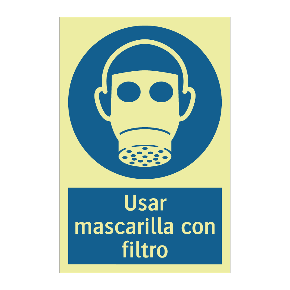 Usar mascarilla con filtro