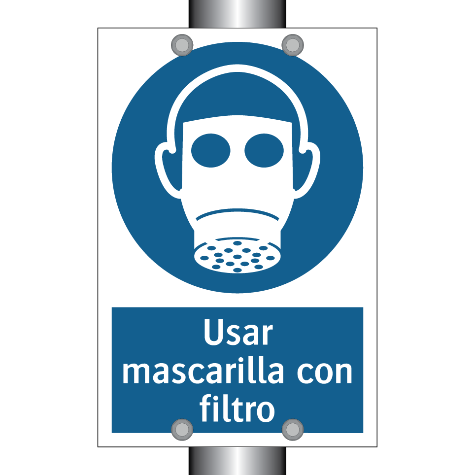 Usar mascarilla con filtro