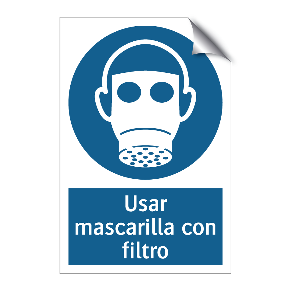 Usar mascarilla con filtro