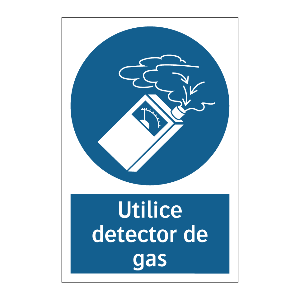 Utilice detector de gas
