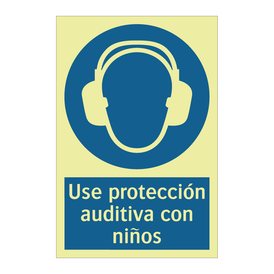Use protección auditiva con niños