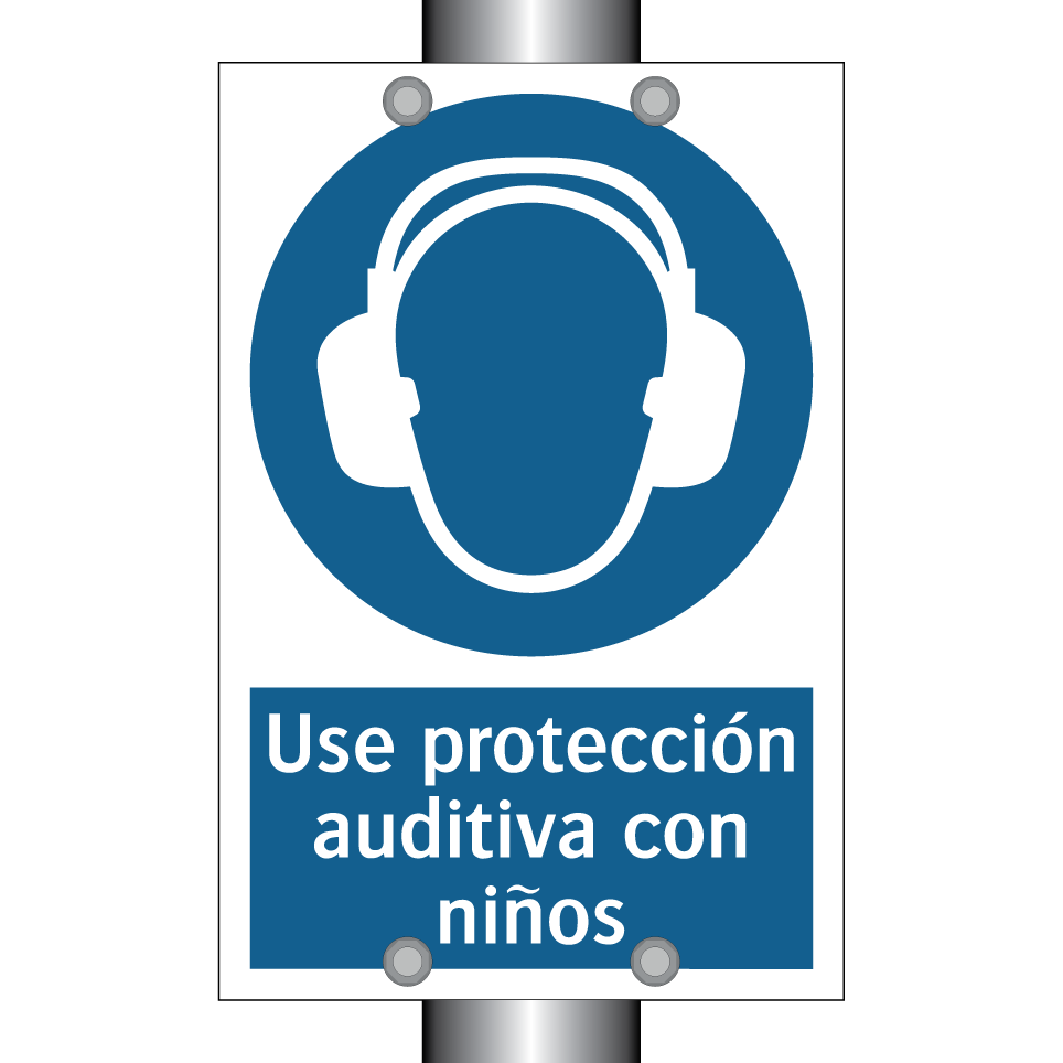Use protección auditiva con niños