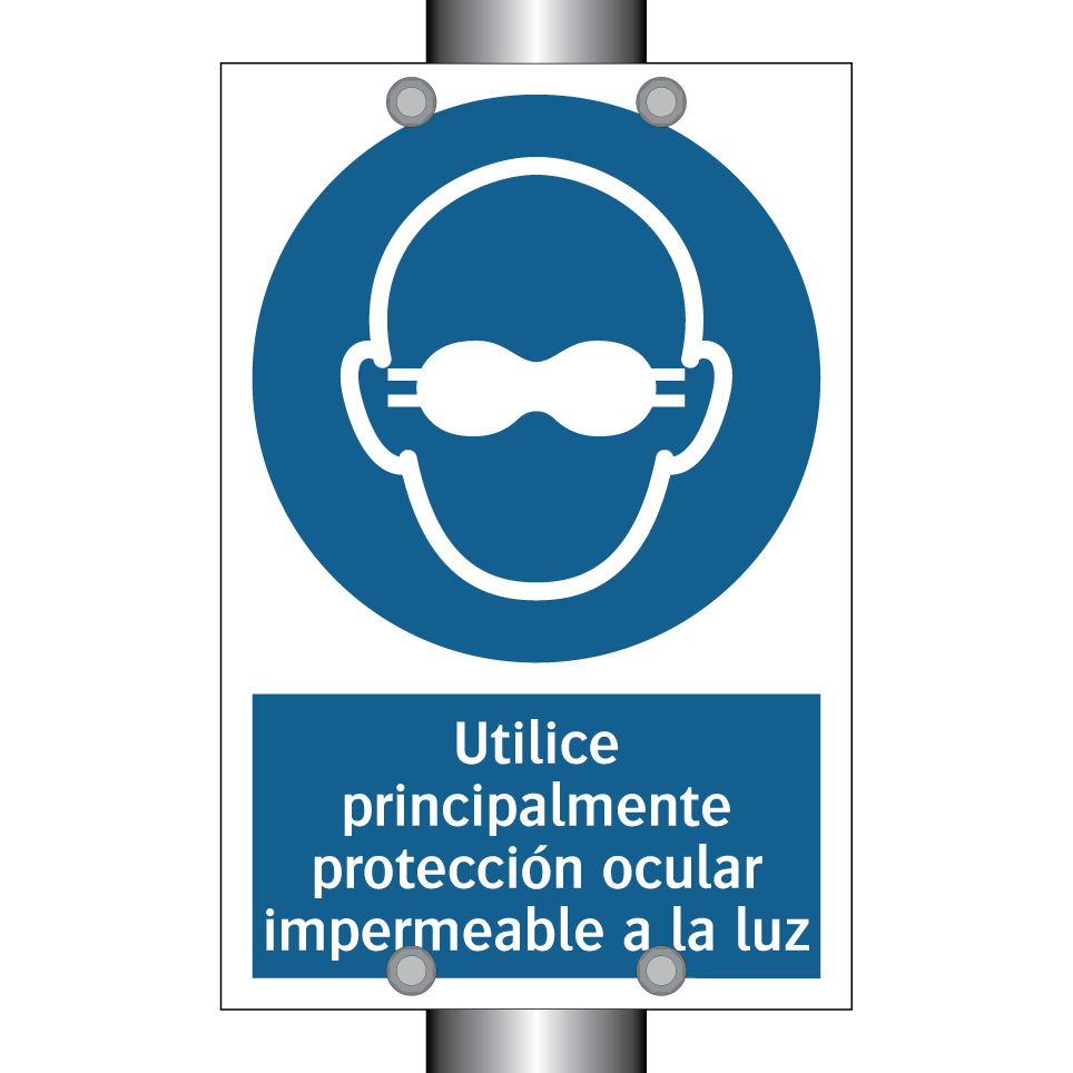 Utilice principalmente protección ocular impermeable a la luz