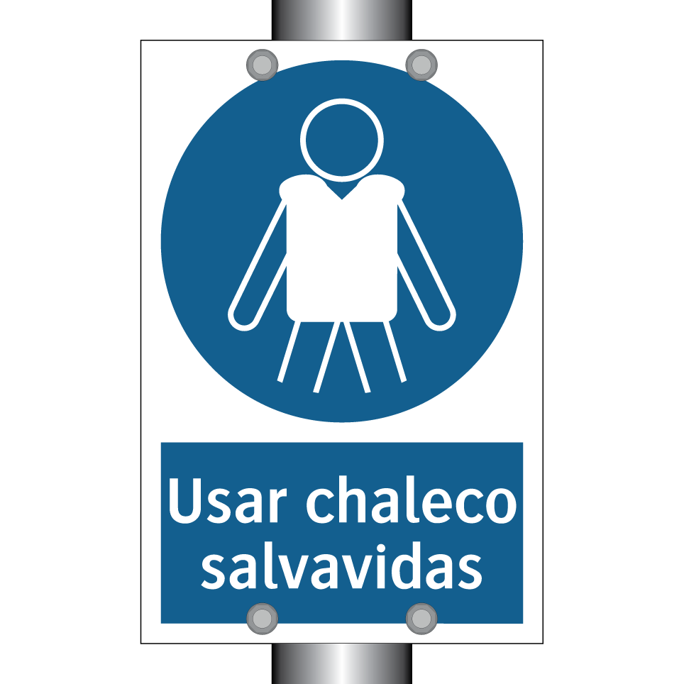 Usar chaleco salvavidas