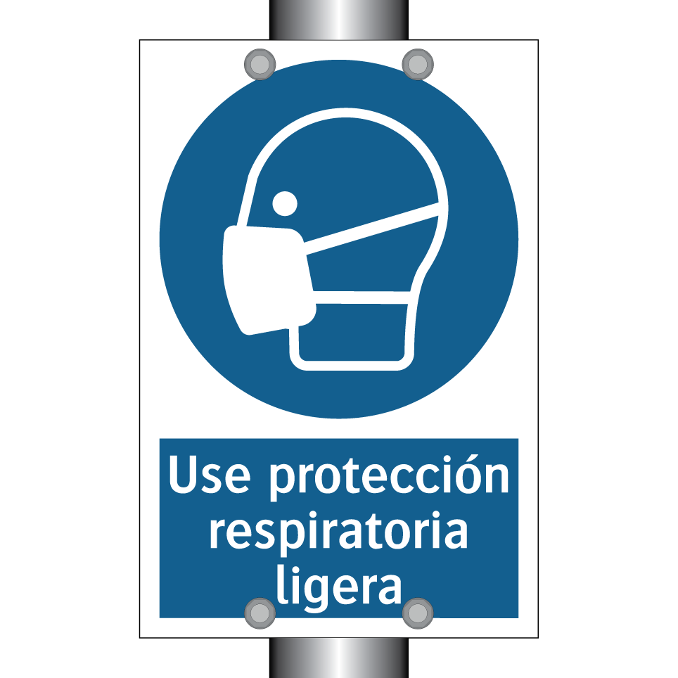 Use protección respiratoria ligera