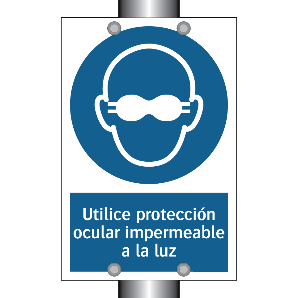 Utilice protección ocular impermeable a la luz