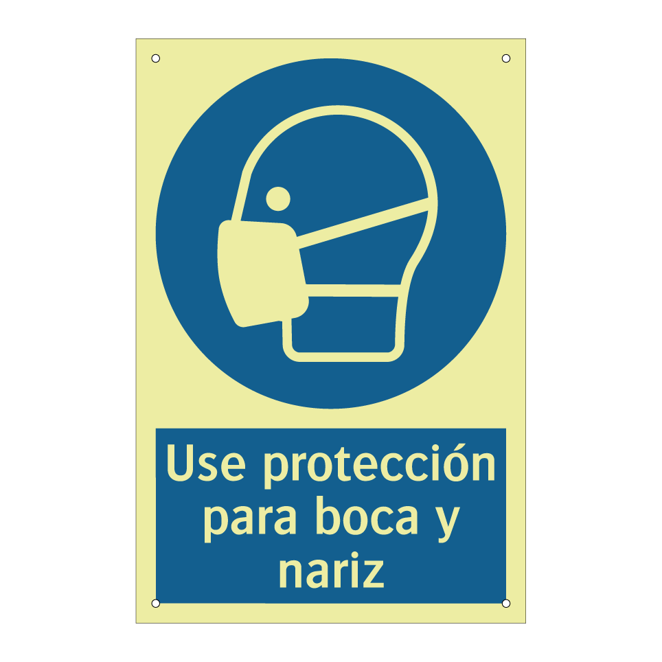 Use protección para boca y nariz