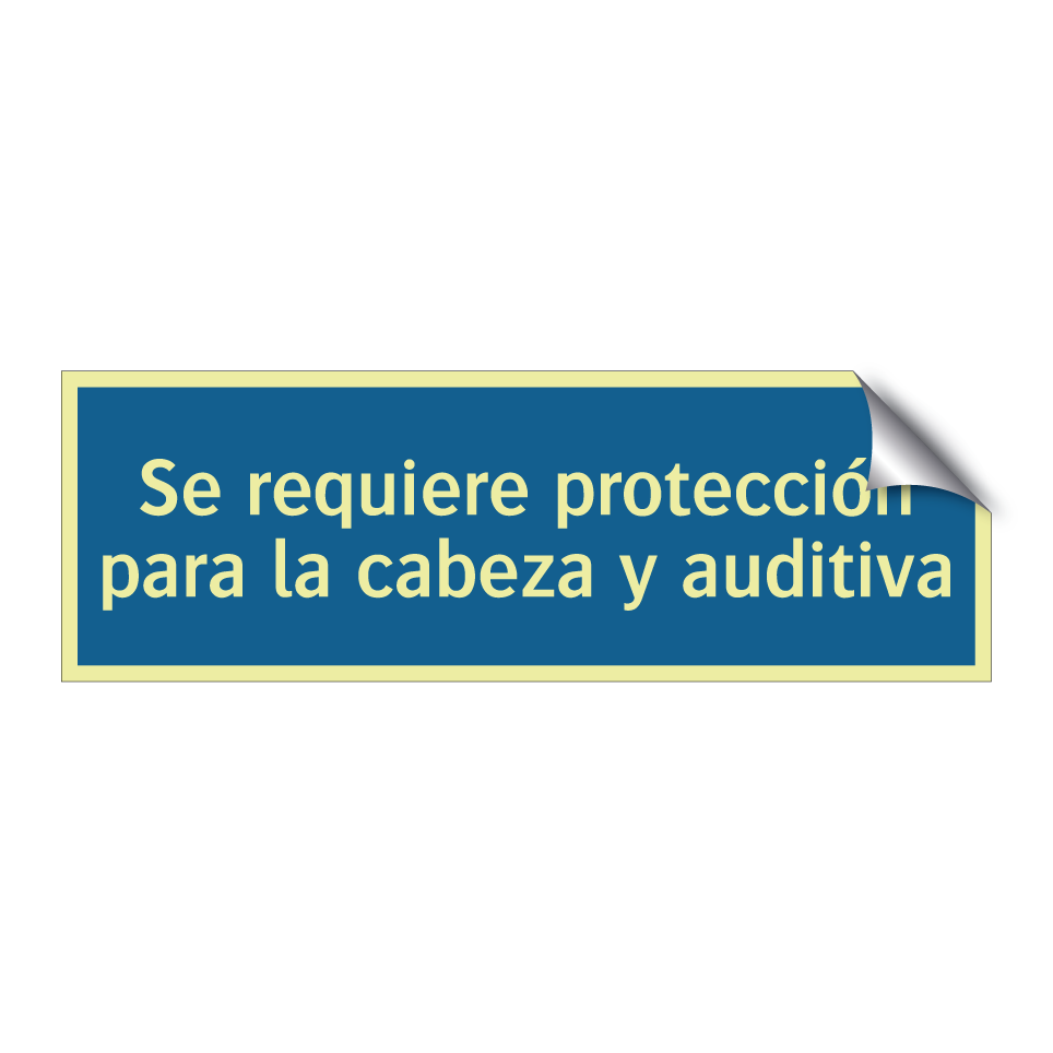 Se requiere protección para la cabeza y auditiva