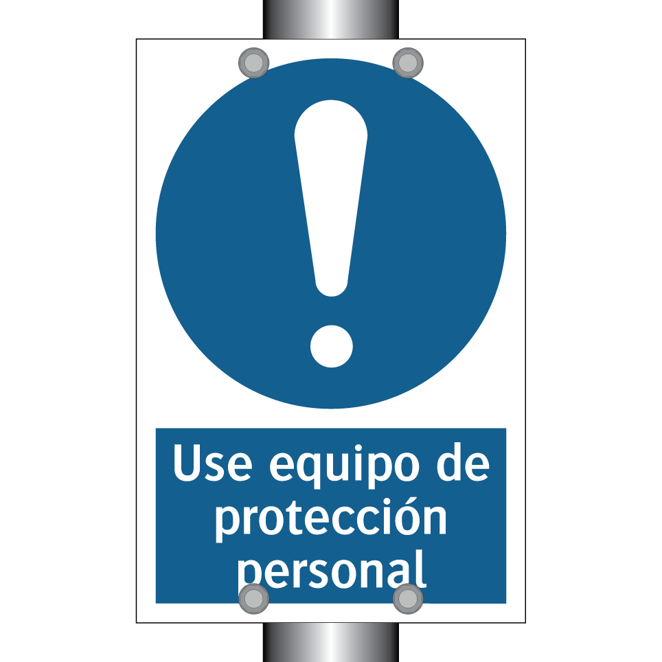 Use equipo de protección personal
