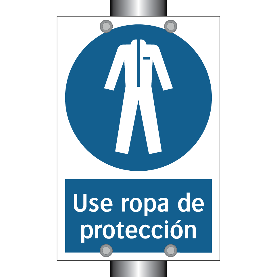 Use ropa de protección