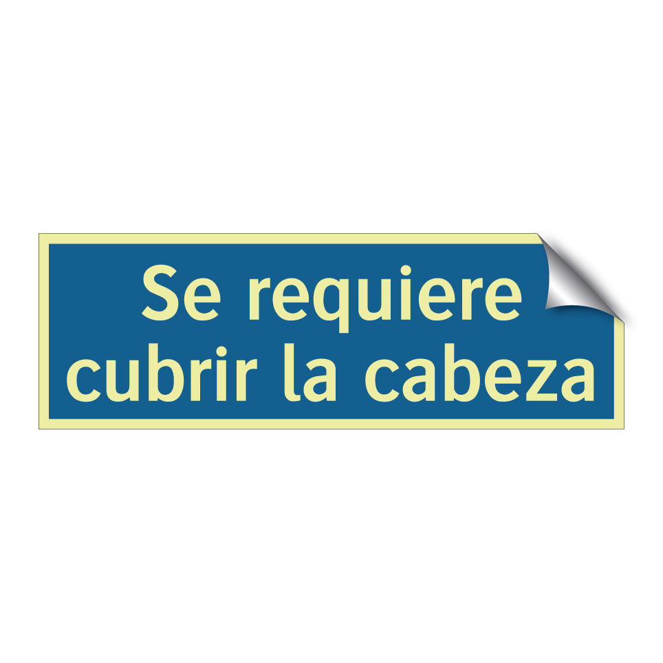Se requiere cubrir la cabeza