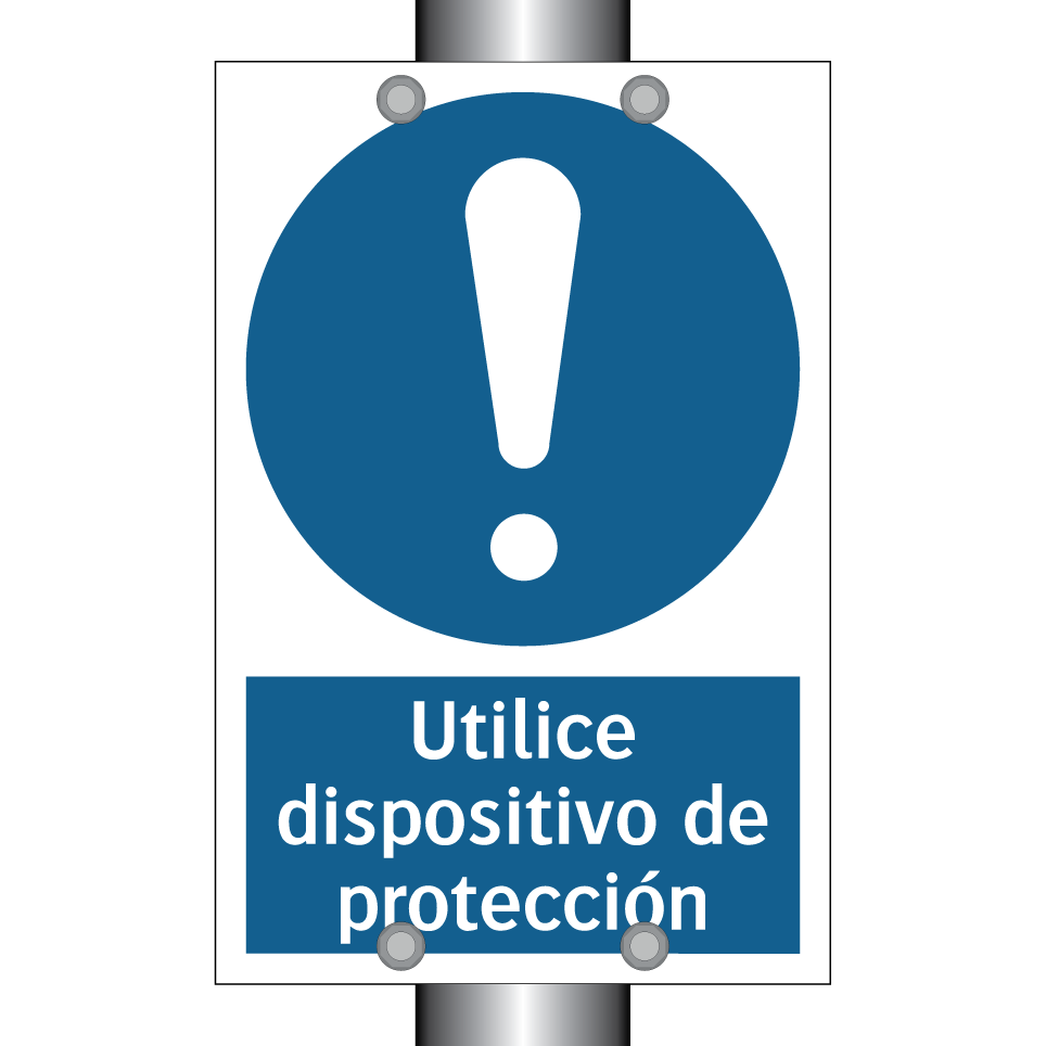 Utilice dispositivo de protección