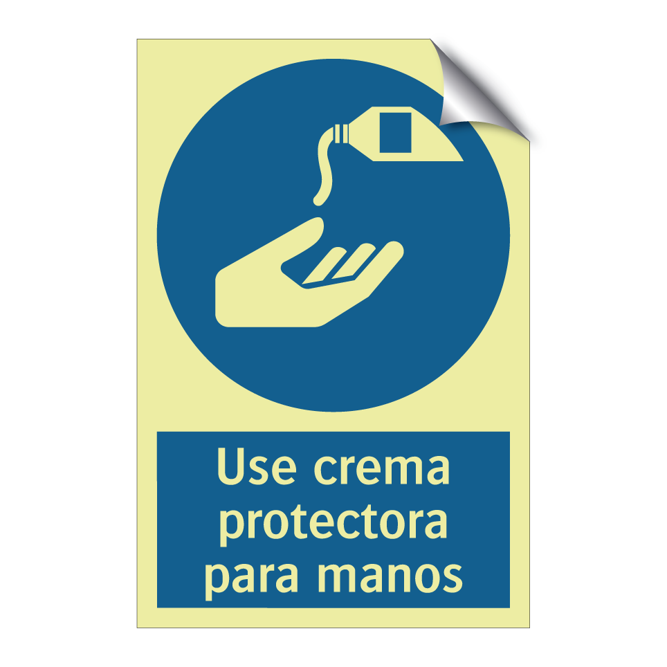 Use crema protectora para manos