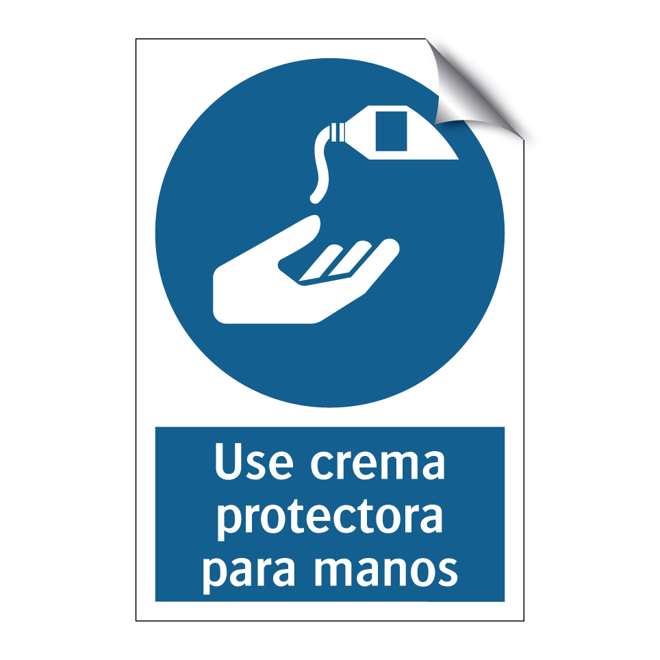 Use crema protectora para manos