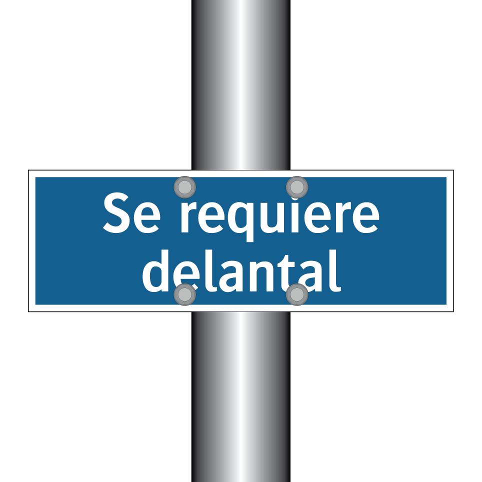 Se requiere delantal