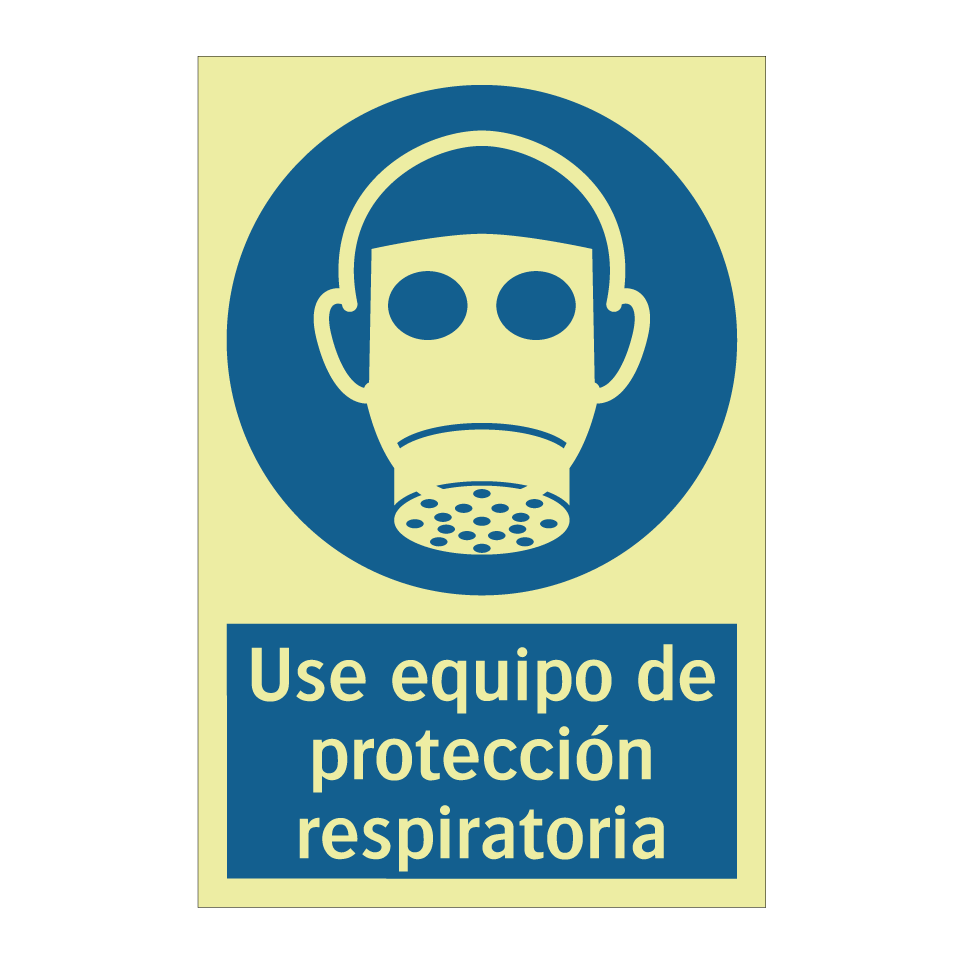 Use equipo de protección respiratoria