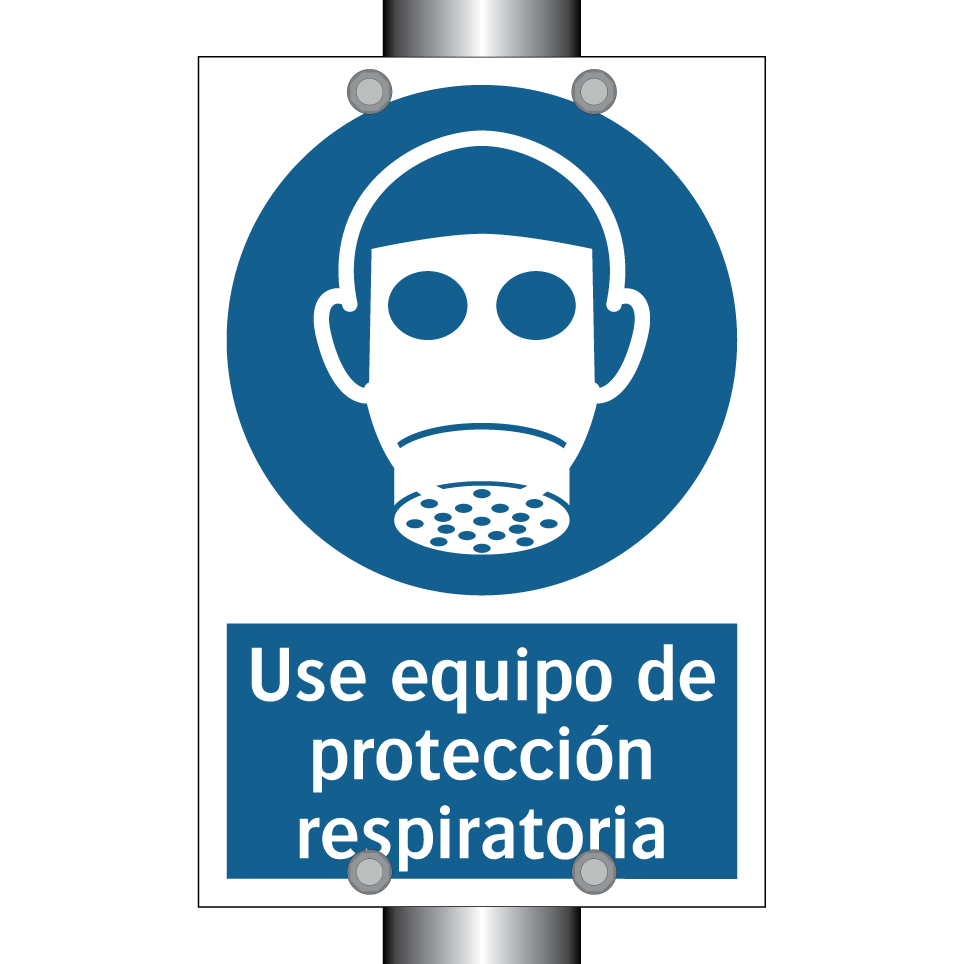 Use equipo de protección respiratoria