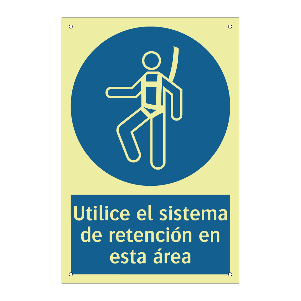 Utilice el sistema de retención en esta área