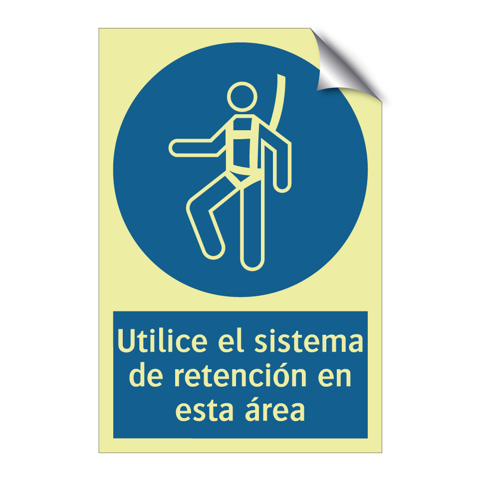 Utilice el sistema de retención en esta área