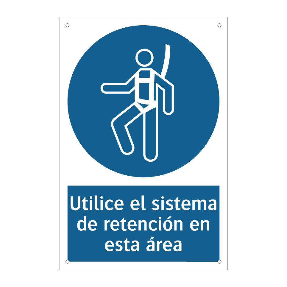 Utilice el sistema de retención en esta área