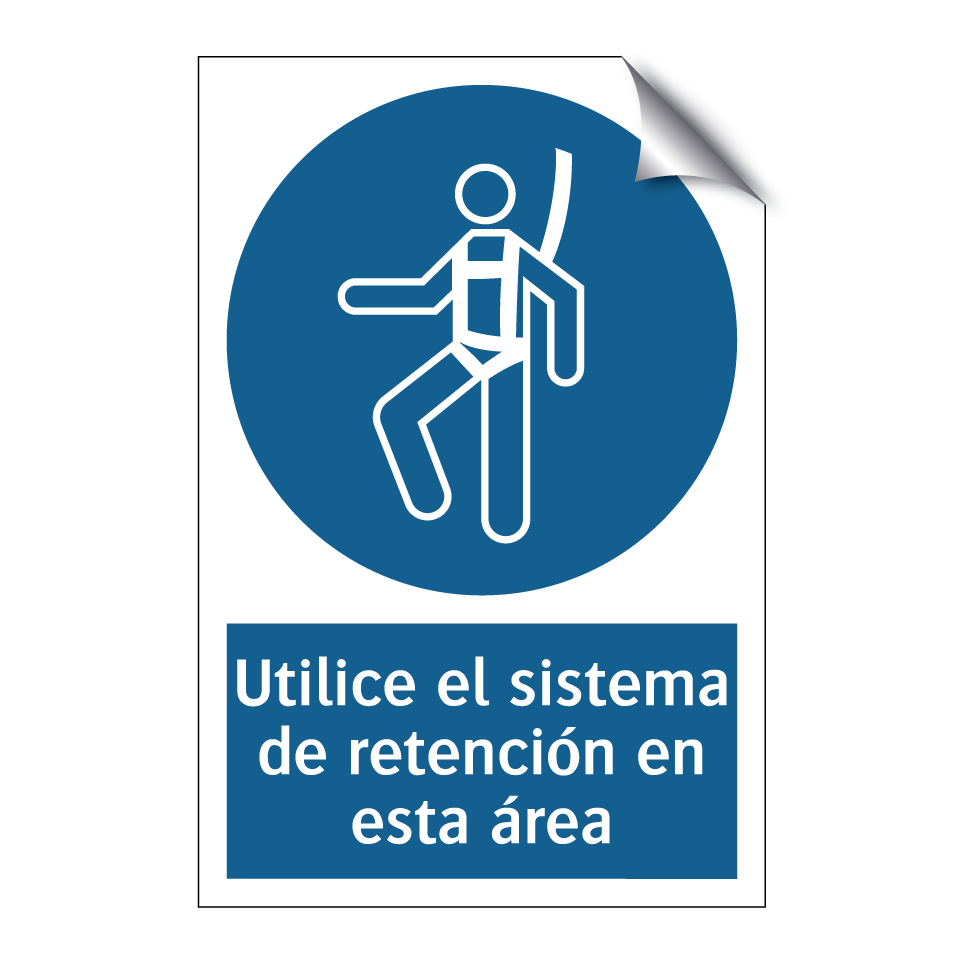Utilice el sistema de retención en esta área