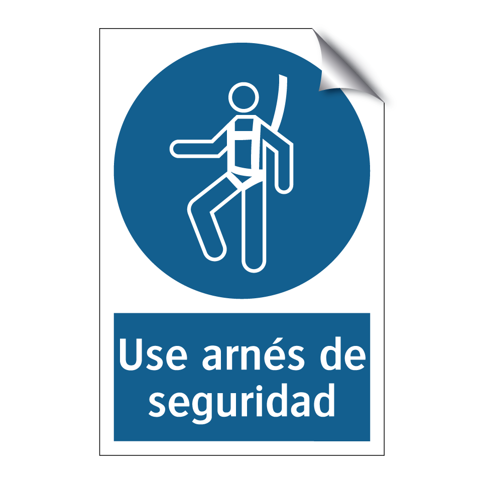 Use arnés de seguridad