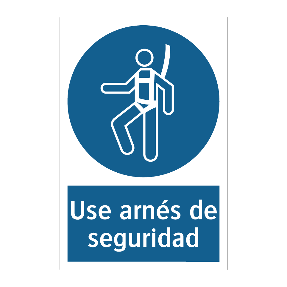 Use arnés de seguridad