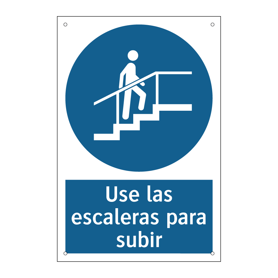 Use las escaleras para subir