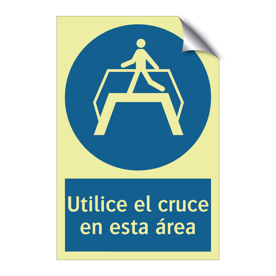 Utilice el cruce en esta área