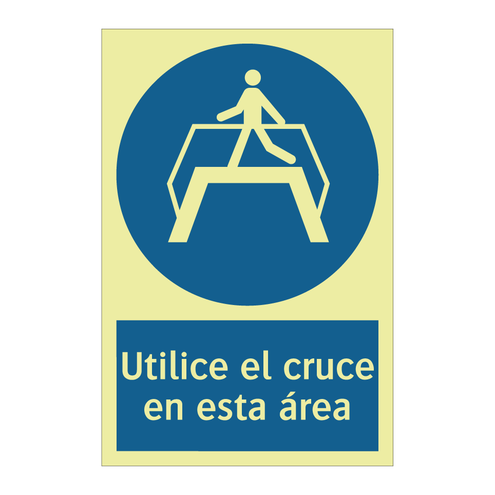 Utilice el cruce en esta área
