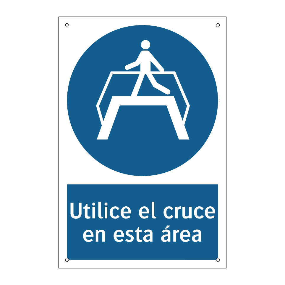 Utilice el cruce en esta área