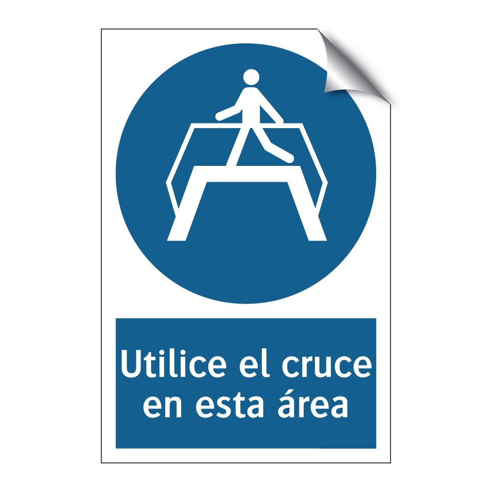 Utilice el cruce en esta área