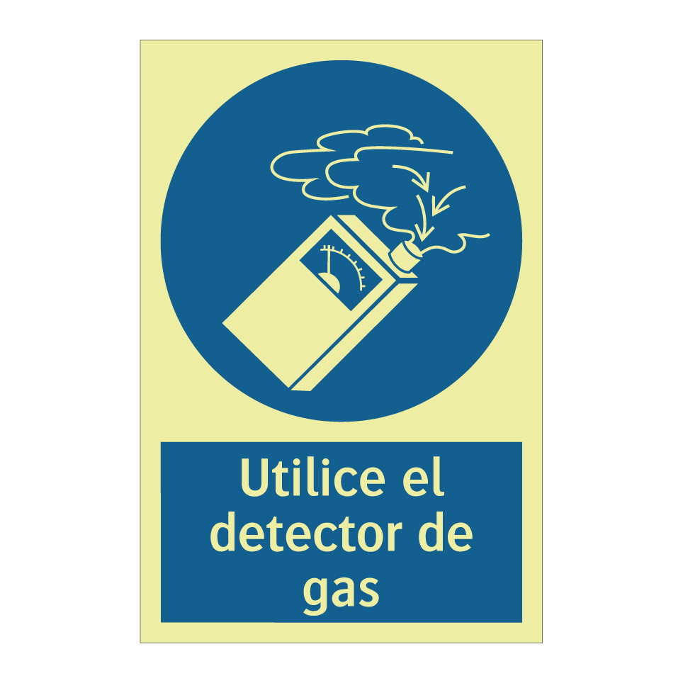 Utilice el detector de gas