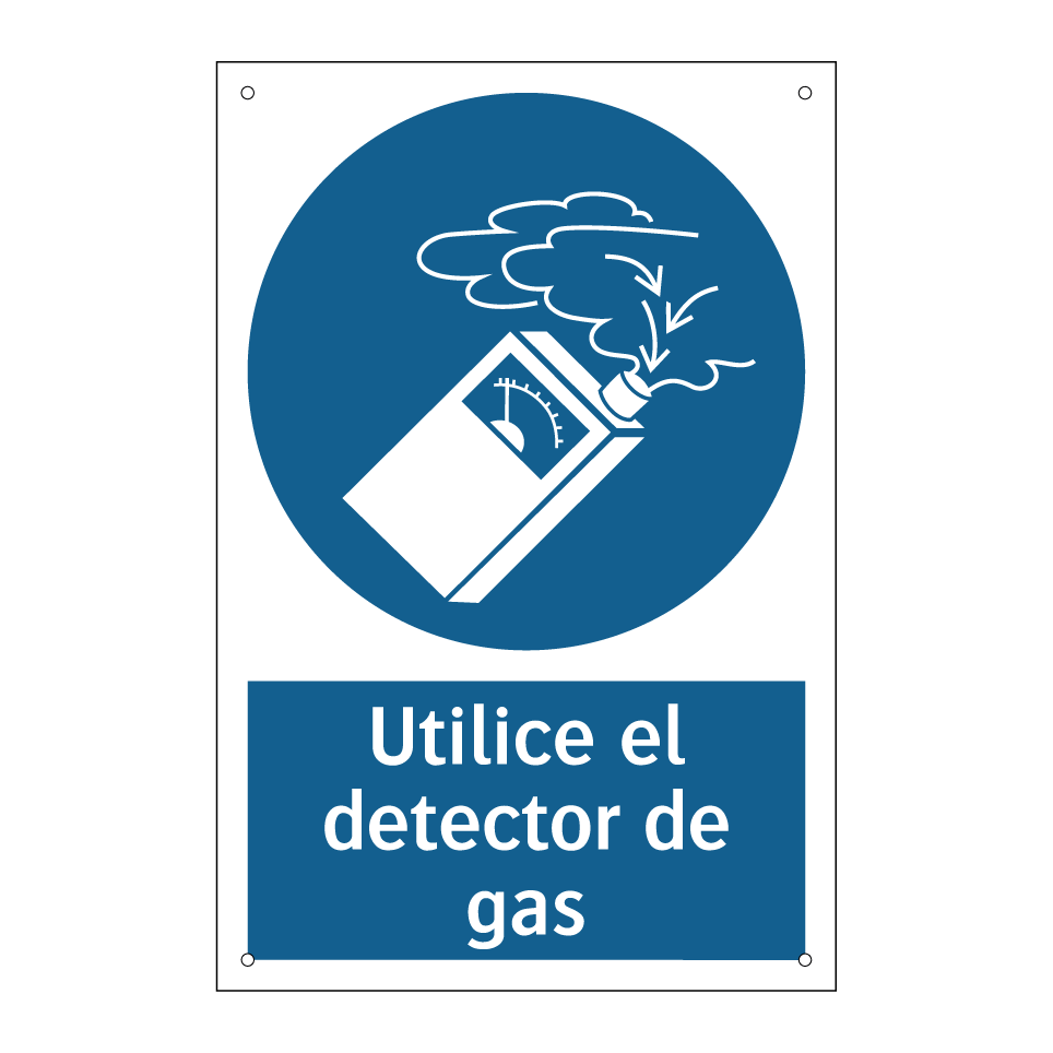 Utilice el detector de gas