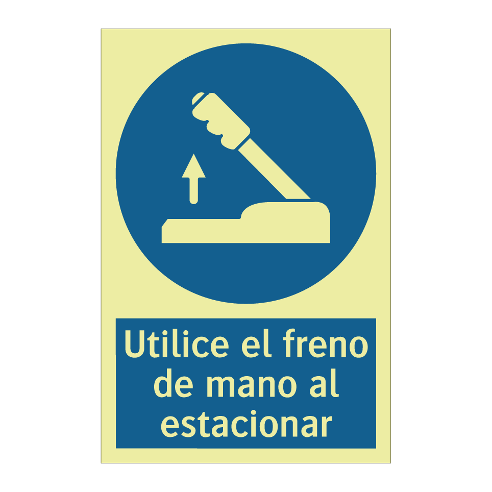 Utilice el freno de mano al estacionar