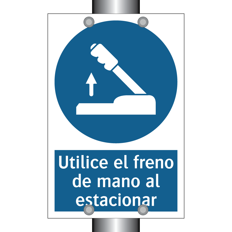 Utilice el freno de mano al estacionar