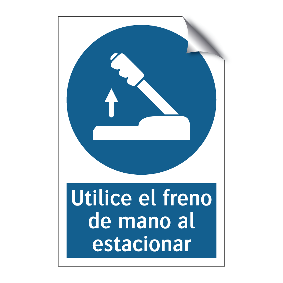 Utilice el freno de mano al estacionar