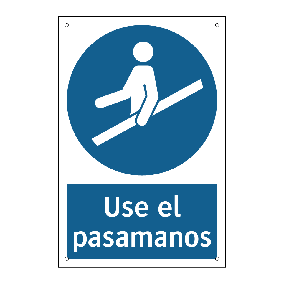 Use el pasamanos