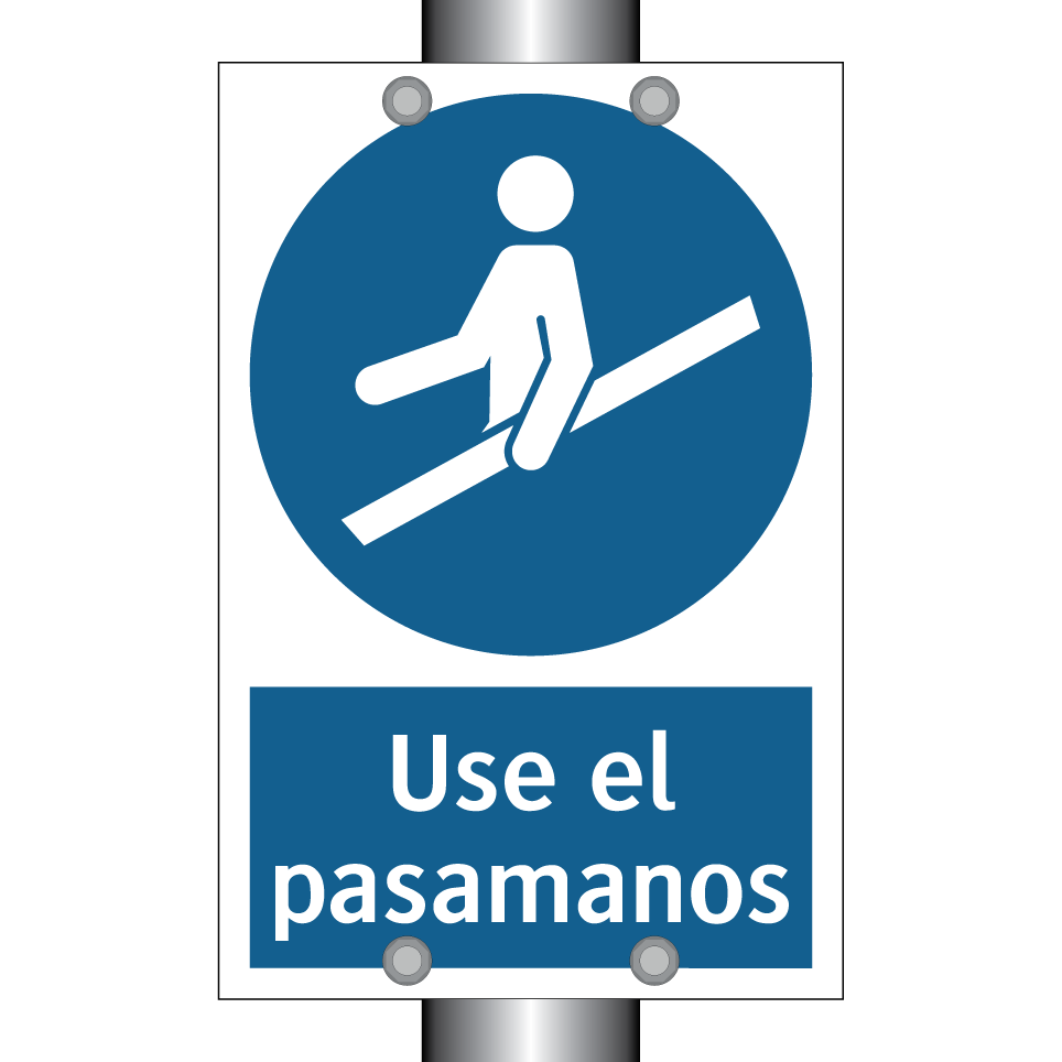Use el pasamanos