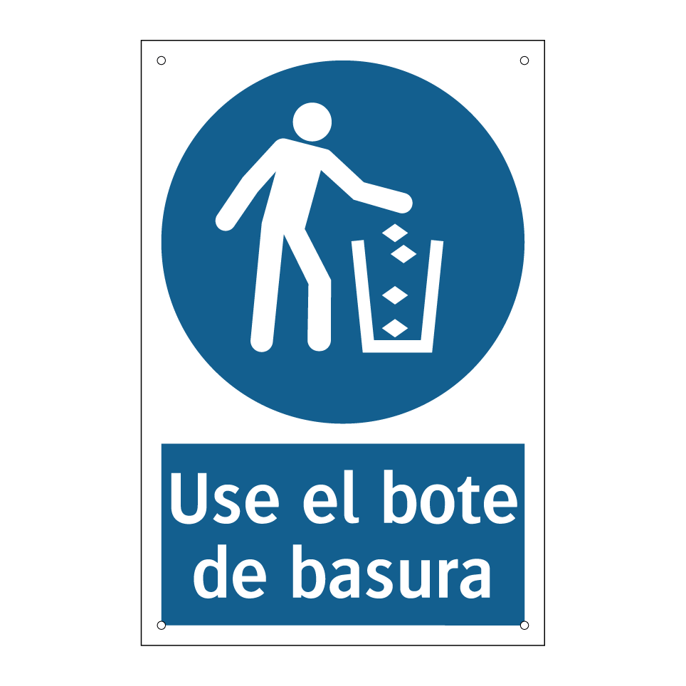 Use el bote de basura