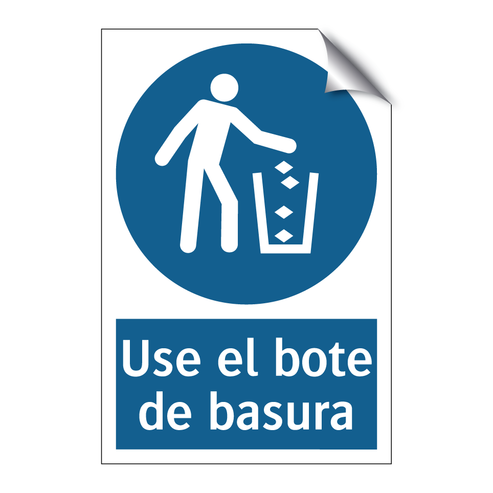 Use el bote de basura