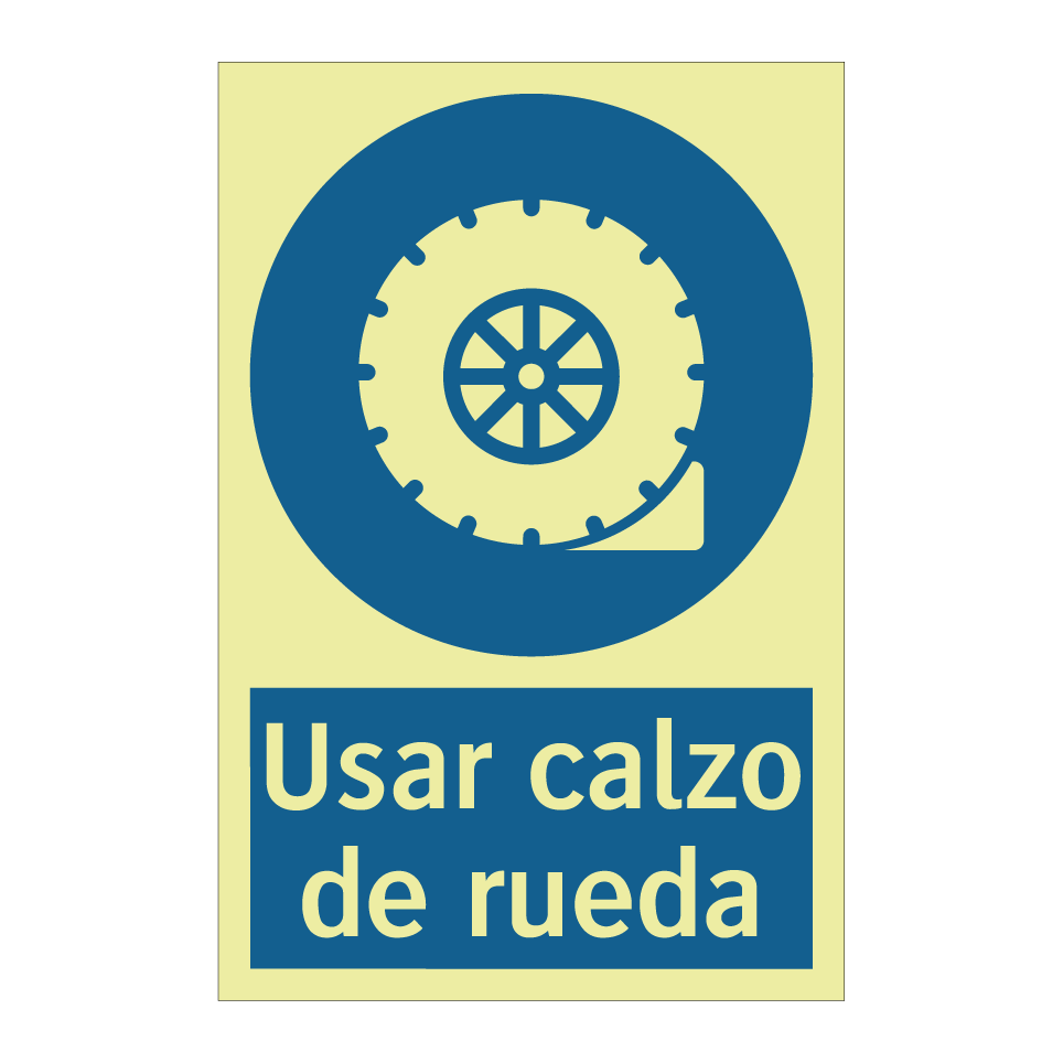 Usar calzo de rueda