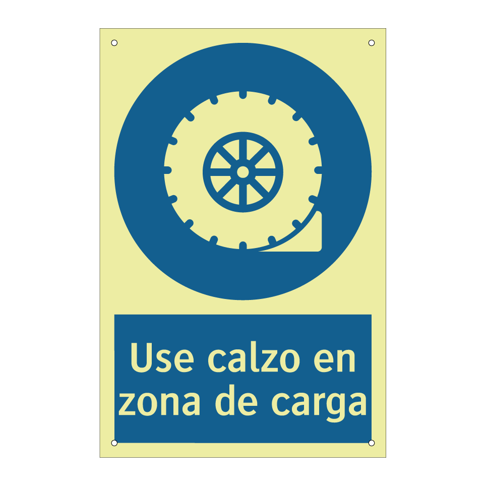 Use calzo en zona de carga